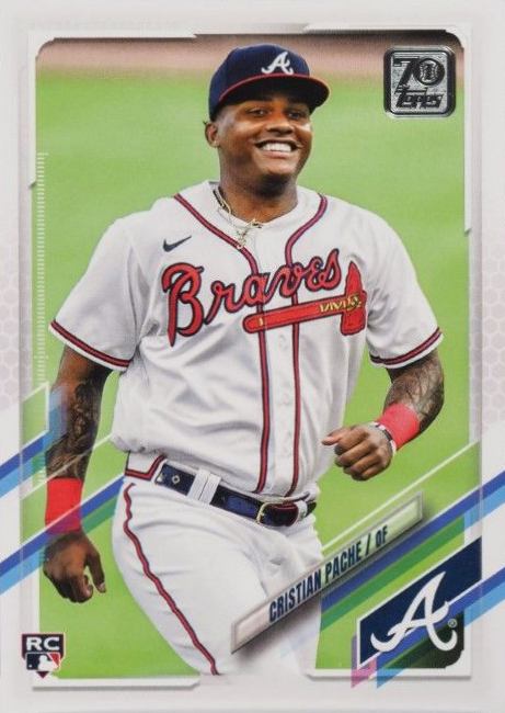 2021 Topps Cristian Pache #187 Baseball Card