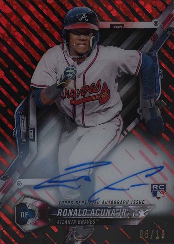 2018 Topps High Tek Ronald Acuna Jr. #HT-RA Baseball Card