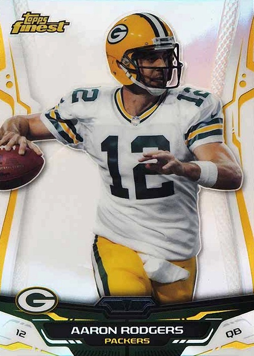 2014 Finest Aaron Rodgers #89 Football Card