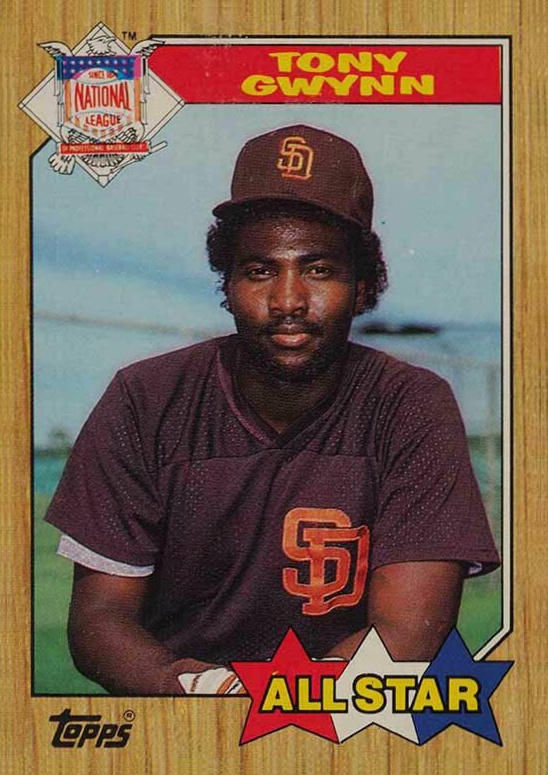 1987 Topps Tony Gwynn #599 Baseball Card