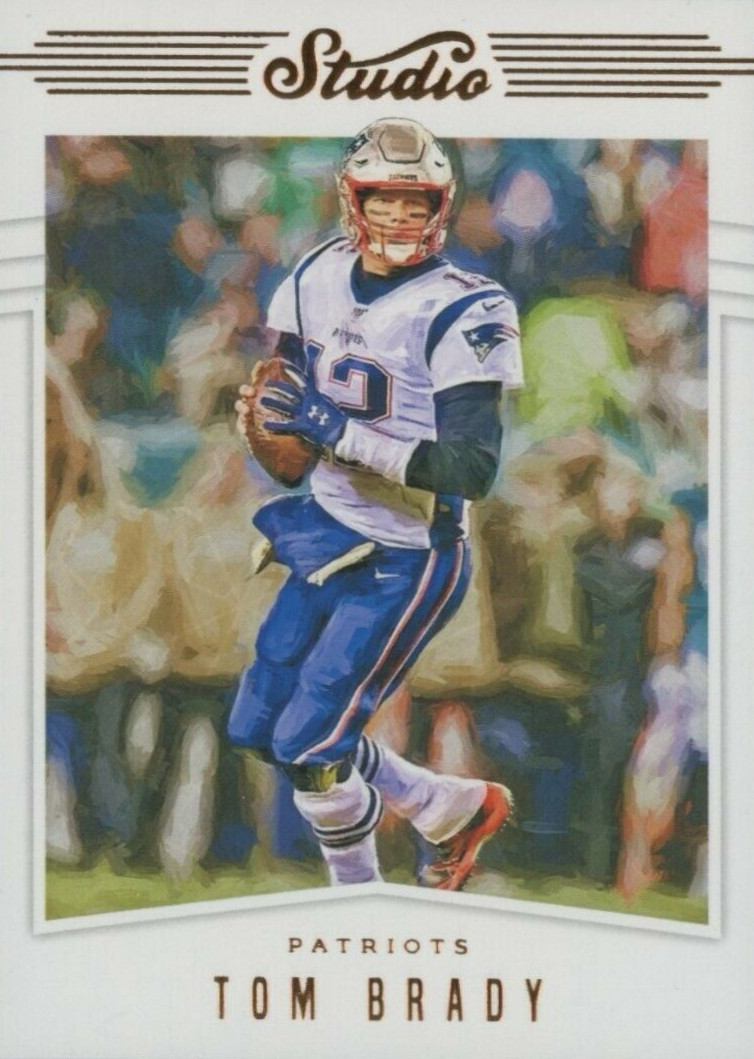 2019 Panini Chronicles Studio Tom Brady #S17 Football Card