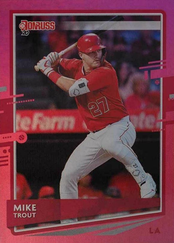 2020 Panini Donruss Mike Trout #129 Baseball Card