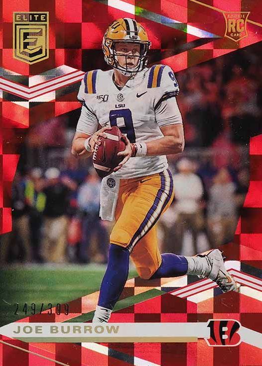 2020 Panini Donruss Elite Joe Burrow #102 Football Card