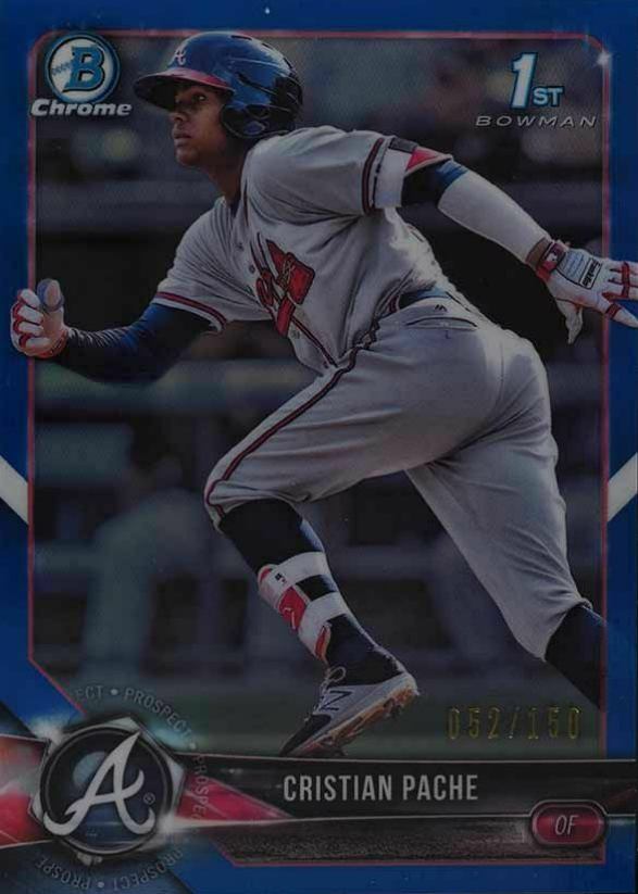 2018 Bowman Prospects Chrome Cristian Pache #46 Baseball Card