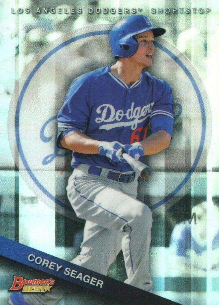 2015 Bowman's Best Top Prospects Corey Seager #TP-1 Baseball Card