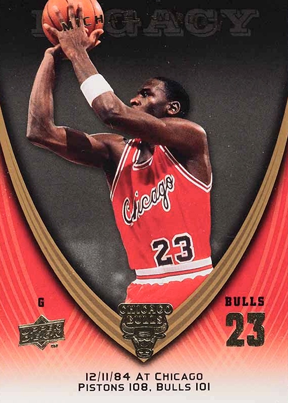 2008 Upper Deck Jordan Legacy  Michael Jordan #23 Basketball Card