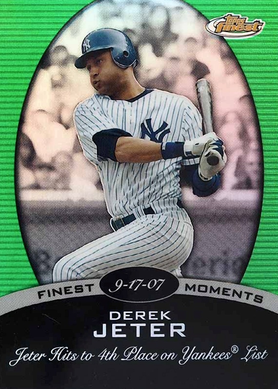 2008 Finest Moments Derek Jeter #FM-DJ Baseball Card