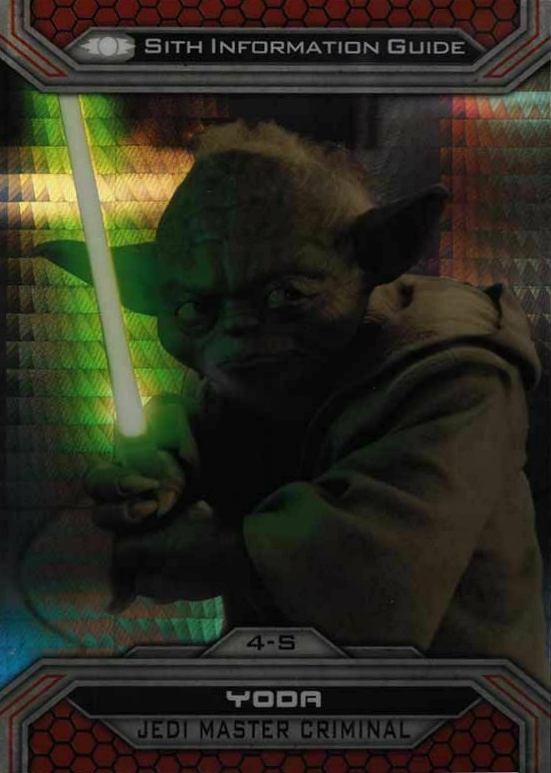 2015 Star Wars Chrome Perspectives Yoda #4-S Non-Sports Card