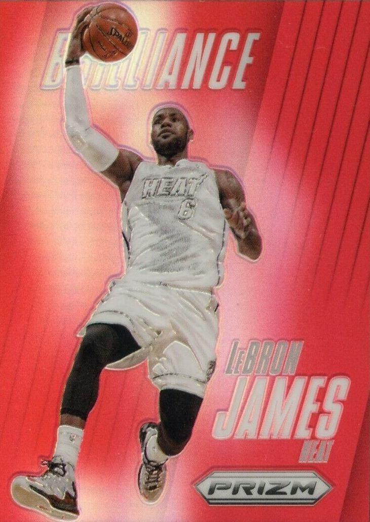 2013 Panini Prizm Brilliance LeBron James #7 Basketball Card