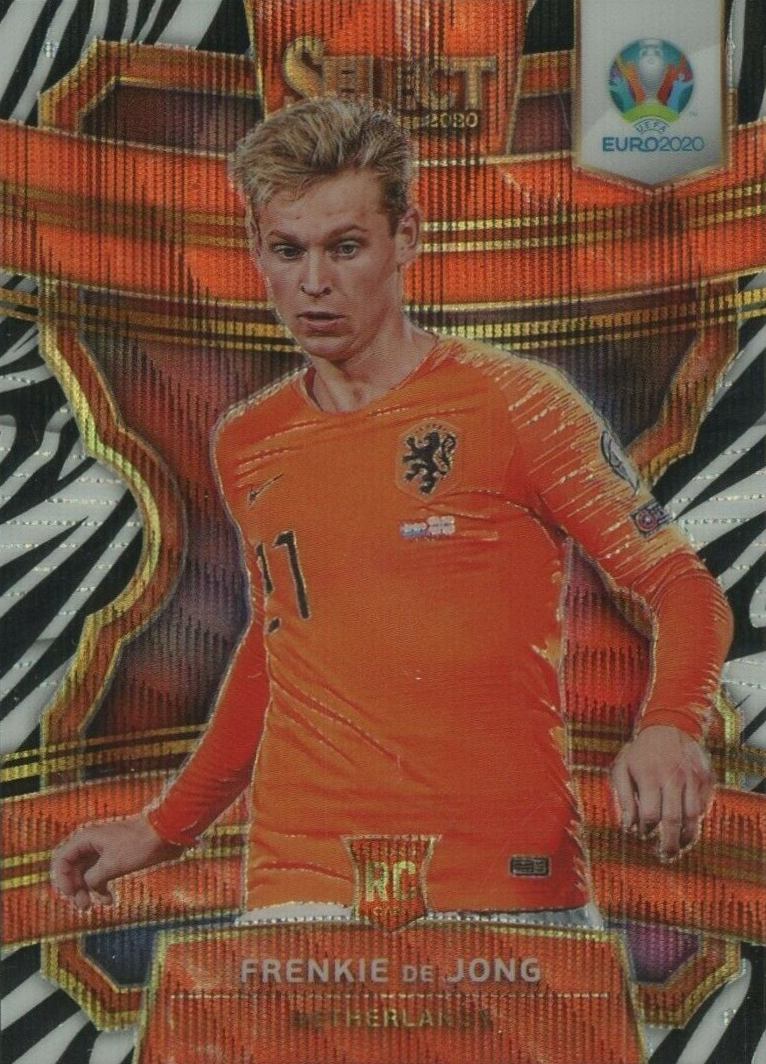 2020 Panini Select UEFA Euro Frenkie de Jong #91 Soccer Card