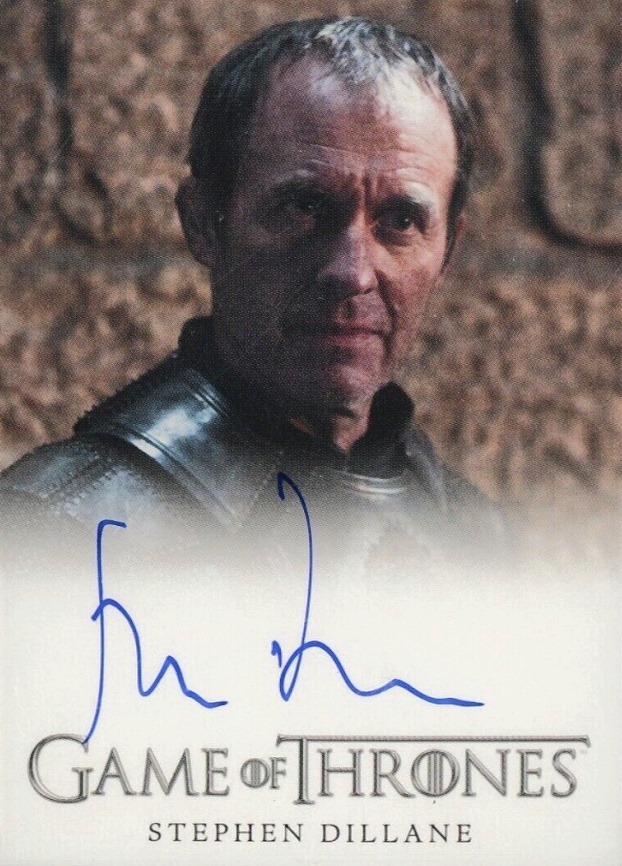 2014 Game of Thrones Season 3-Autograph Stephen Dillane # Non-Sports Card