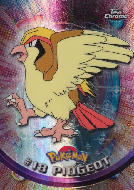 2000 Topps Chrome Pokemon T.V. Pidgeot #18 TCG Card