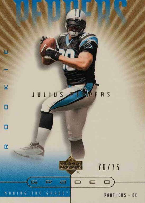 2002 Upper Deck Graded Julius Peppers #115 Football Card