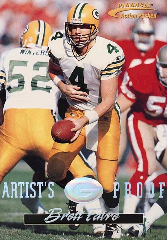 1996 Action Packed  Brett Favre #18 Football Card