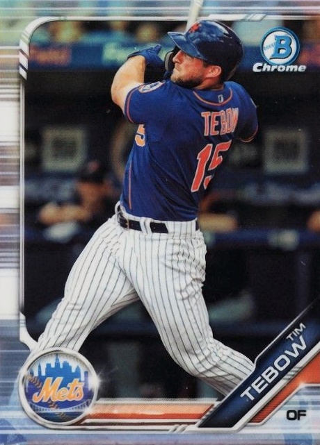 2019 Bowman Draft Tim Tebow #BDC92 Baseball Card