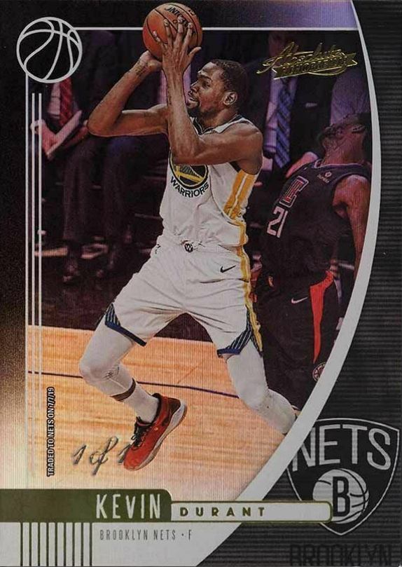 2019 Panini Absolute Memorabilia Kevin Durant #4 Basketball Card