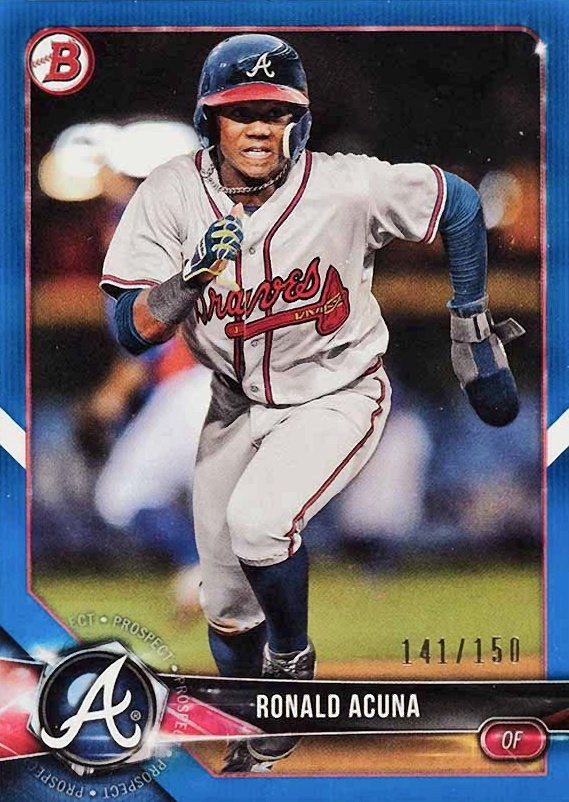 2018 Bowman Paper Prospects Ronald Acuna #BP1 Baseball Card