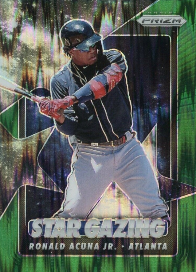 2020 Panini Prizm Star Gazing Ronald Acuna Jr. #SG3 Baseball Card