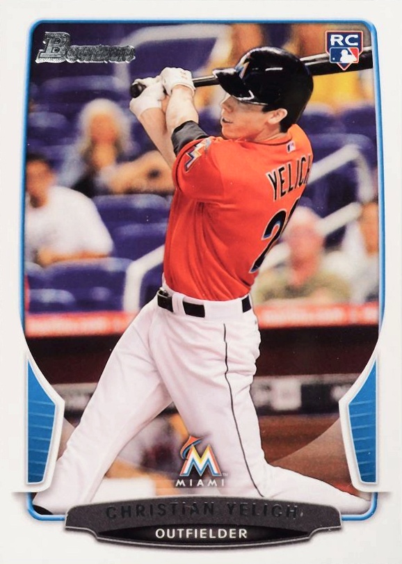 2013 Bowman Draft Picks & Prospects Rookies  Christian Yelich #40 Baseball Card