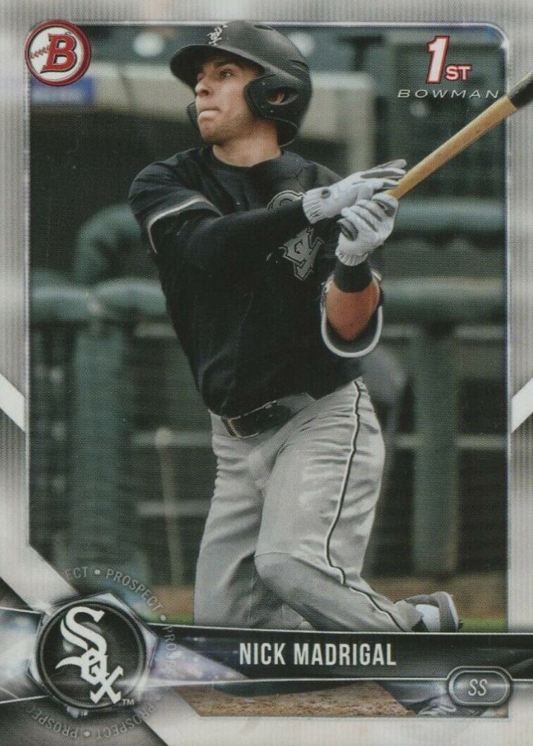 2018 Bowman Draft Nick Madrigal #BD38 Baseball Card