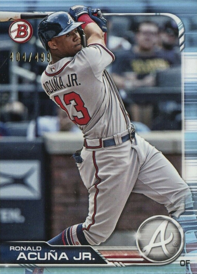 2019 Bowman Ronald Acuna Jr. #78 Baseball Card