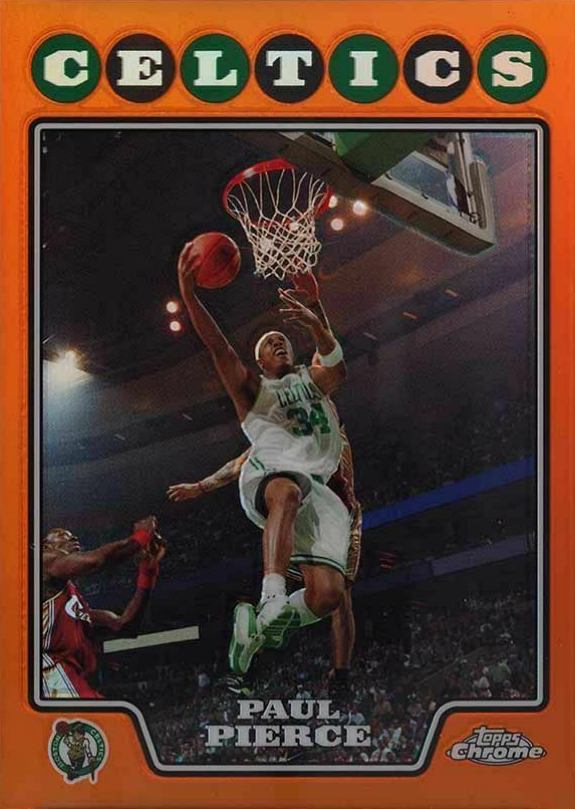 2008 Topps Chrome Paul Pierce #34 Basketball Card