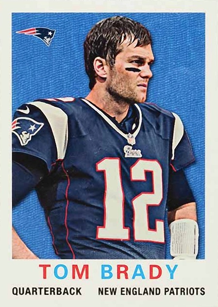 2013 Topps 1959 Topps Mini Tom Brady #73 Football Card