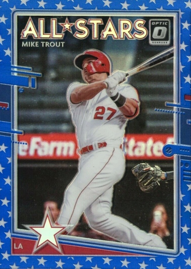 2020 Panini Donruss Optic Mike Trout #197 Baseball Card