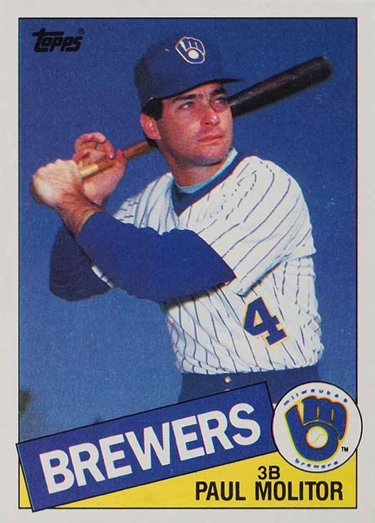 1985 Topps Paul Molitor #522 Baseball Card