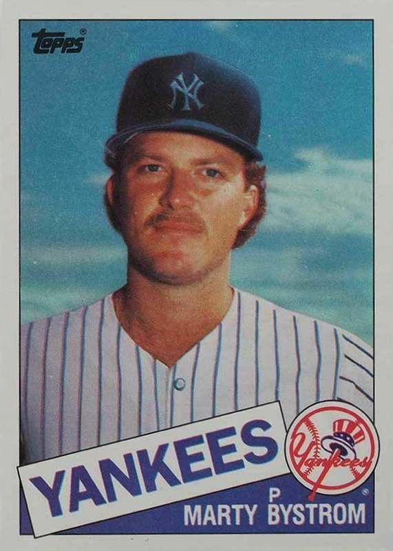 1985 Topps Marty Bystrom #284 Baseball Card