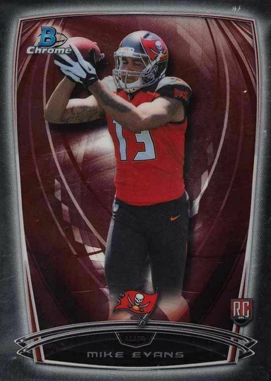 2014 Bowman Chrome  Mike Evans #170 Football Card