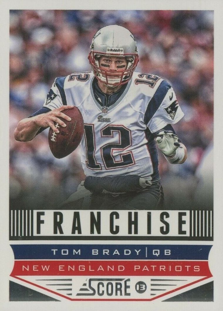 2013 Panini Score Tom Brady #285 Football Card