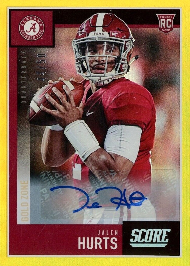 2020 Panini Score Jalen Hurts #394 Football Card