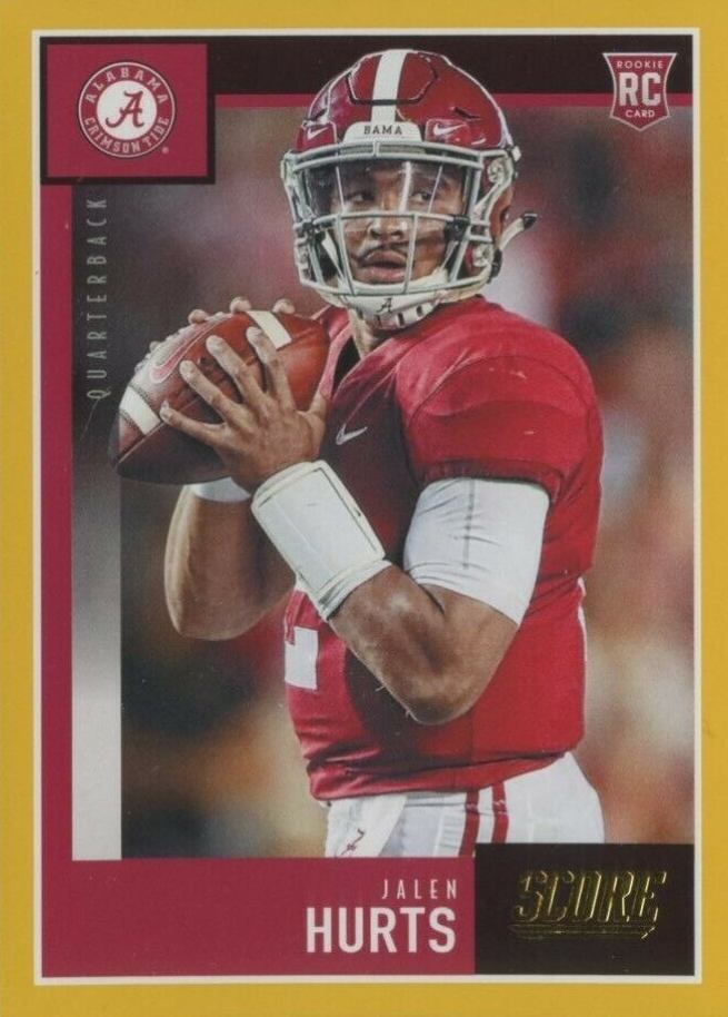 2020 Panini Score Jalen Hurts #394 Football Card