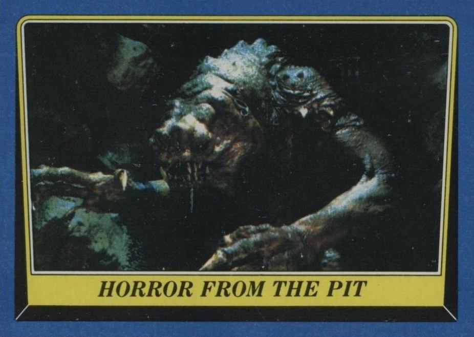 1983 Star Wars Return of the Jedi Horror From the Pit #179 Non-Sports Card