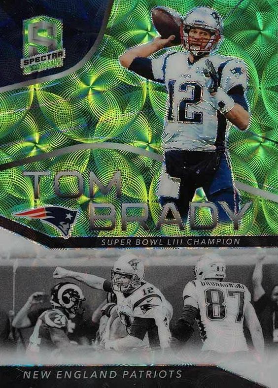 2019 Panini Spectra Tom Brady Tribute Tom Brady #TB6 Football Card