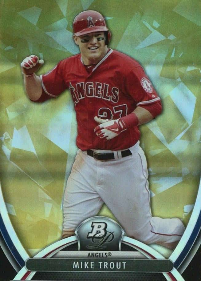 2013 Bowman Platinum Mike Trout #2 Baseball Card