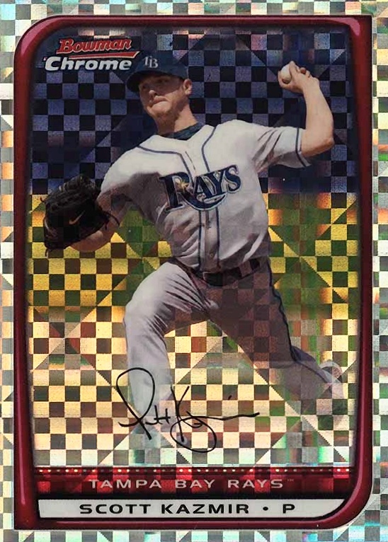2008 Bowman Chrome Scott Kazmir #134 Baseball Card