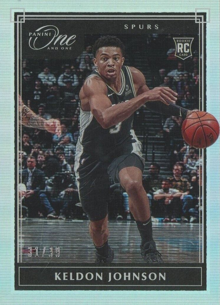 2019 Panini One and One Keldon Johnson #126 Basketball Card