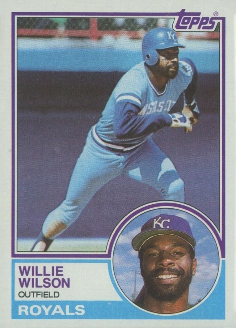 1983 Topps Willie Wilson #710 Baseball Card