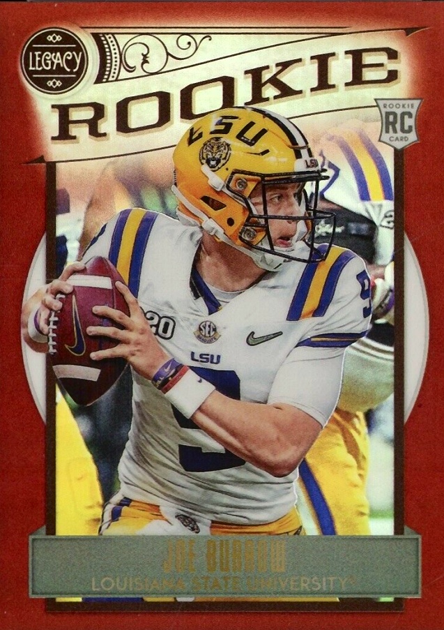 2020 Panini Legacy Joe Burrow #141 Football Card