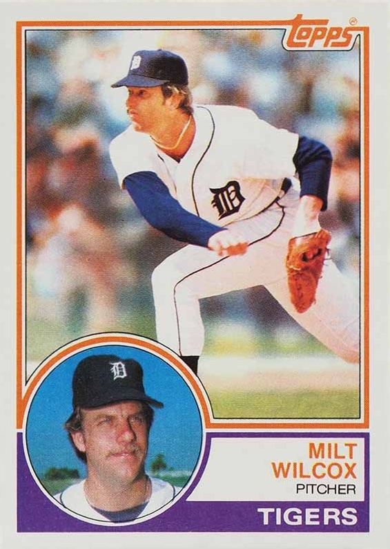 1983 Topps Milt Wilcox #457 Baseball Card