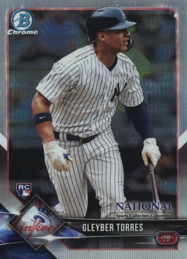 2018 Bowman Chrome National Convention Gleyber Torres #BNRGT Baseball Card