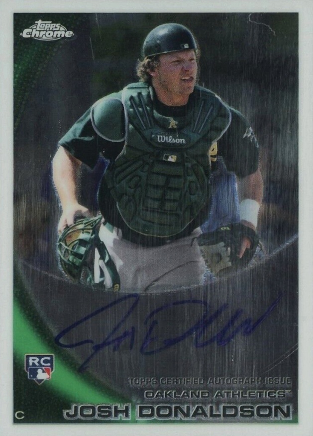 2010 Topps Chrome Josh Donaldson #191 Baseball Card