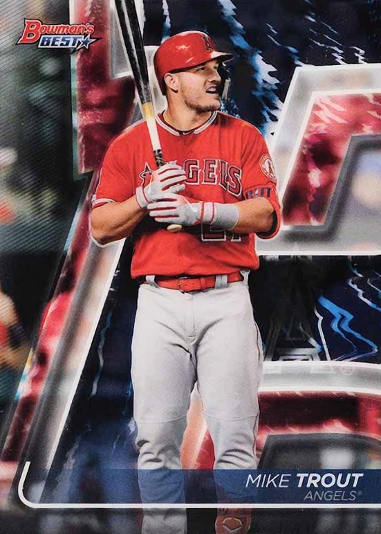 2020 Bowman's Best Mike Trout #2 Baseball Card