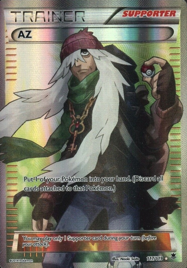 2014 Pokemon XY Phantom Forces Full Art/AZ #117 TCG Card