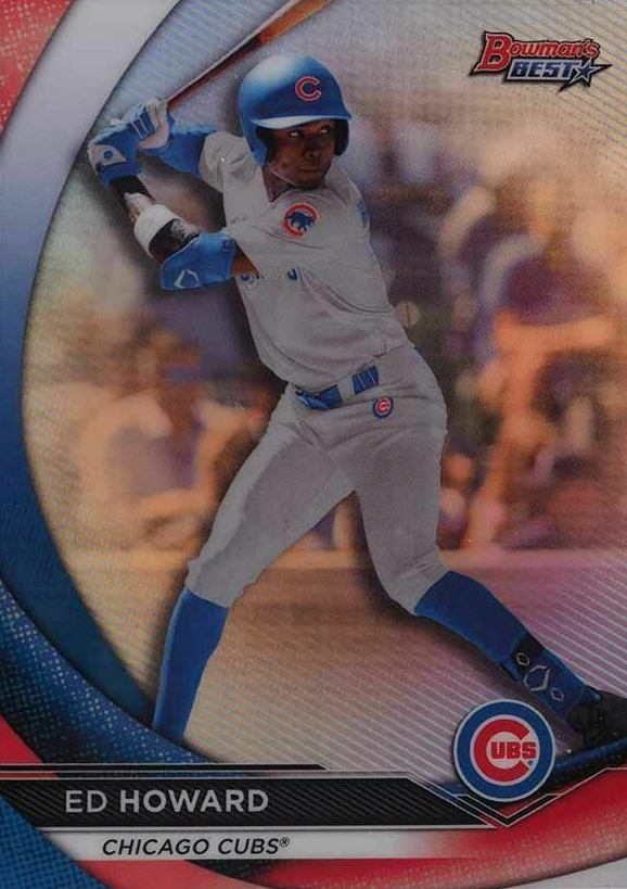 2020 Bowman's Best Top Prospects Ed Howard #TP23 Baseball Card