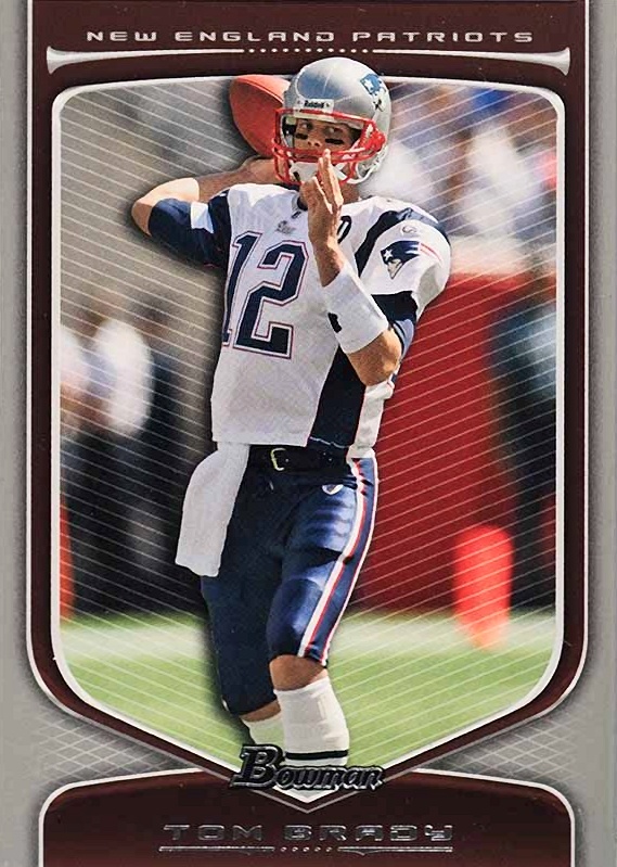 2009 Bowman Draft Tom Brady #10 Football Card