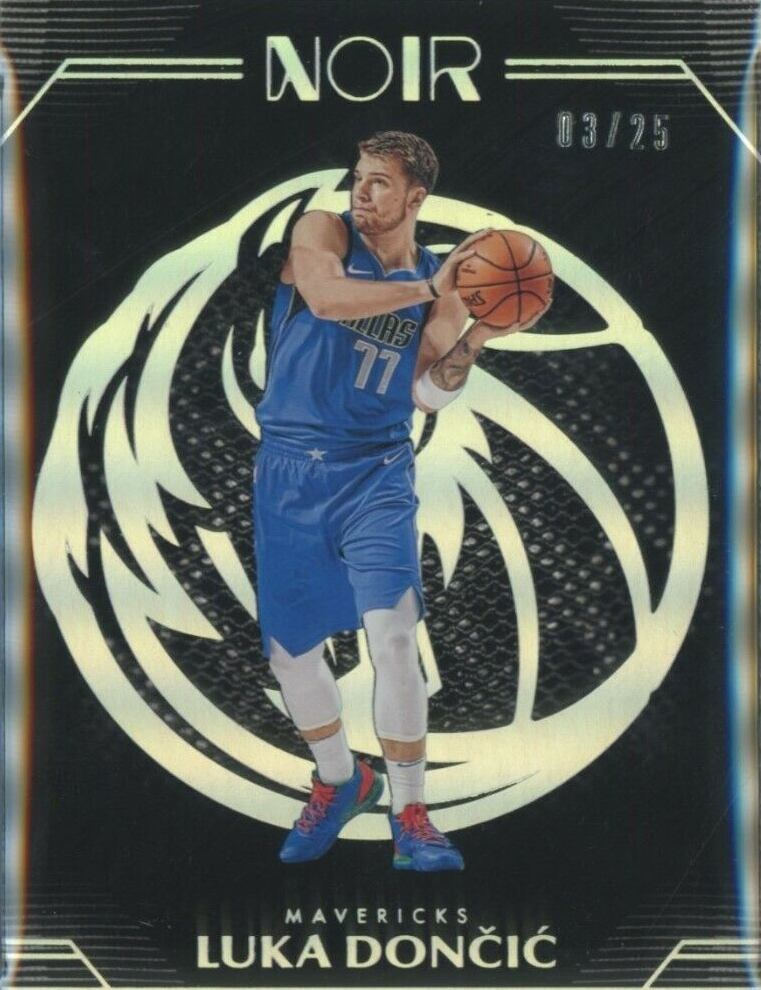 2019 Panini Noir Luka Doncic #98 Basketball Card