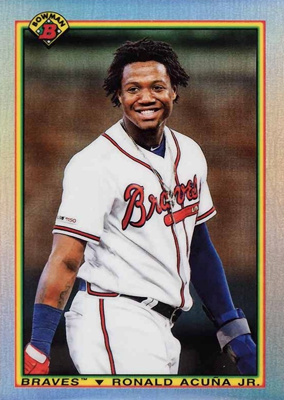 2020 Bowman Chrome 1990 Bowman Ronald Acuna Jr. #90BRAJ Baseball Card